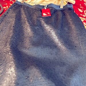 COPY - Blue sequined pencil skirt from Pure Collevtion in the UK.  NWT